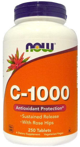 Vitamin C-1000 with Rose Hips - Sustained Release by NOW Foods – product image 2