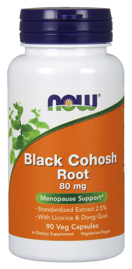 Black Cohosh Root, 80mg - 90 vcaps by NOW Foods