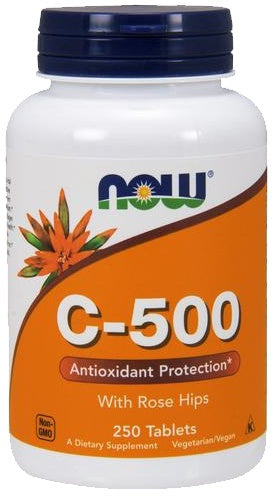 Vitamin C-500 with Rose Hips by NOW Foods