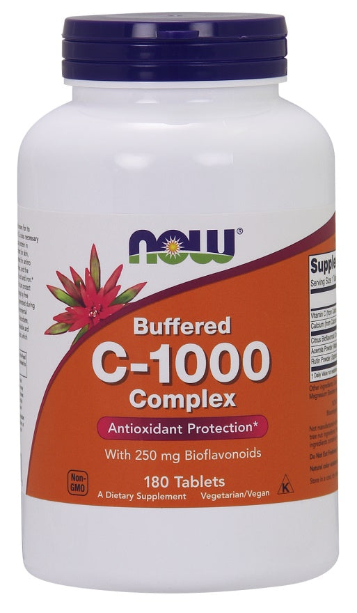 Vitamin C-1000 Complex - Buffered with 250mg Bioflavonoids by NOW Foods – product image 2