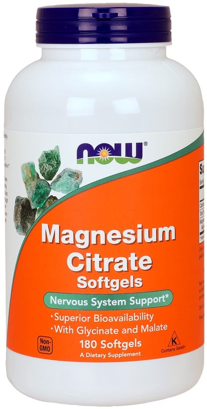 Magnesium Citrate Softgels by NOW Foods – product image 2