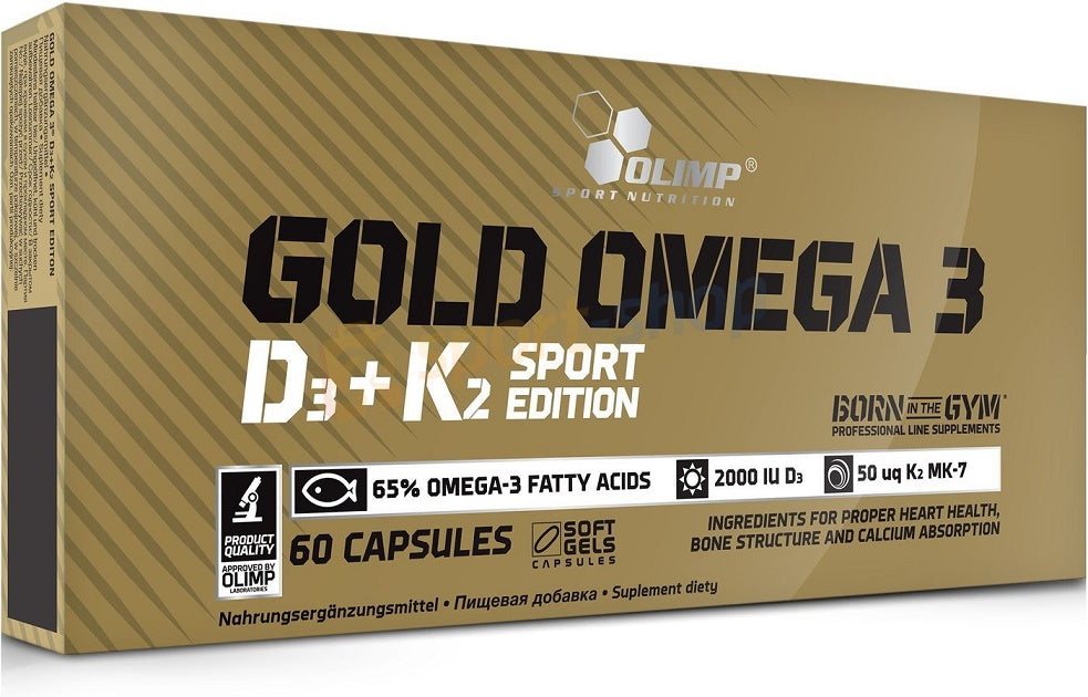 Gold Omega 3 D3 + K2 Sport Edition
