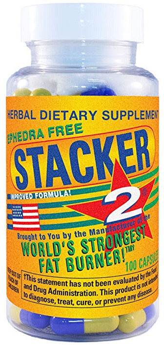 Stacker 2 Ephedra Free by Stacker2 Europe - 100 capsules