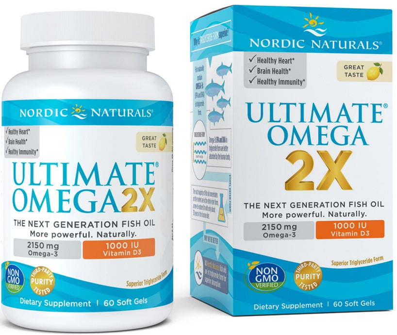 Ultimate Omega 2X with Vitamin D3 by Nordic Naturals