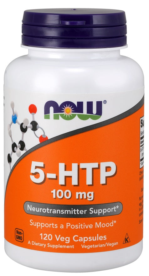5-HTP, 100mg - 120 vcaps by NOW Foods