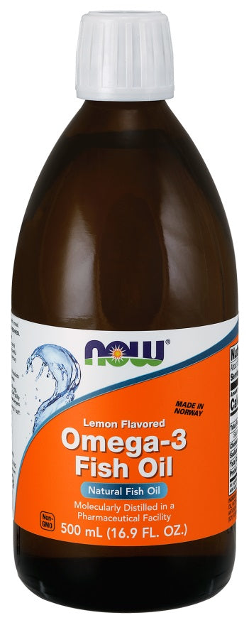 Omega-3 Fish Oil Liquid by NOW Foods