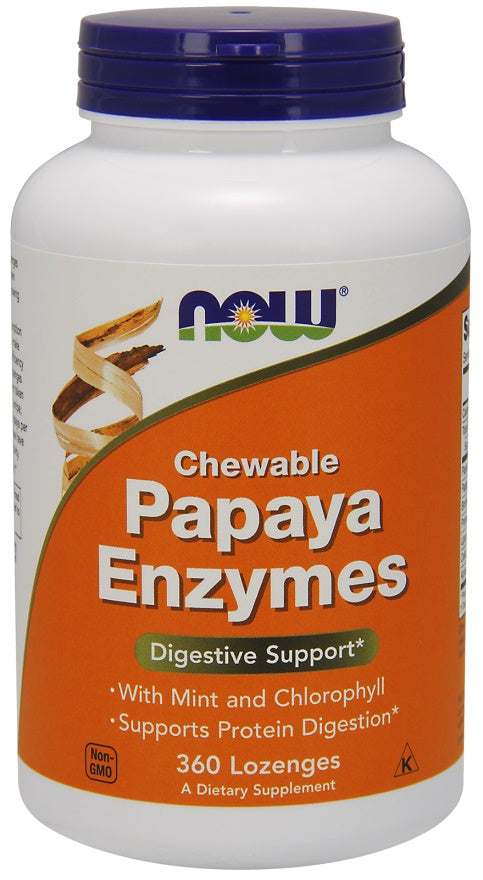 Papaya Enzyme by NOW Foods – product image 2