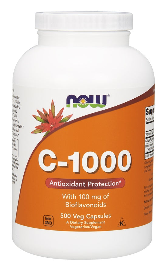 Vitamin C-1000 with 100mg Bioflavonoids by NOW Foods – product image 3