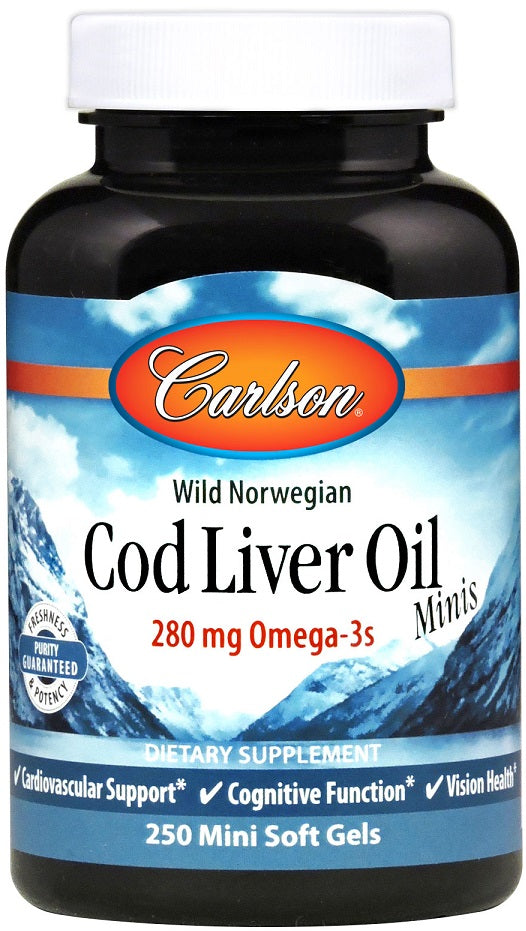 Cod Liver Oil Minis by Carlson Labs