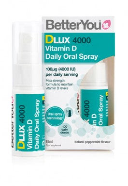 DLux 4000 Daily Vitamin D Oral Spray by BetterYou