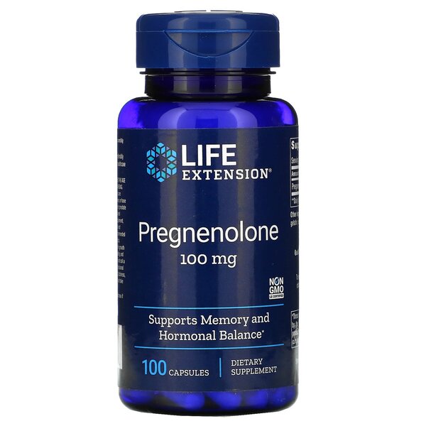 Pregnenolone – 100 mg / 100 Capsules