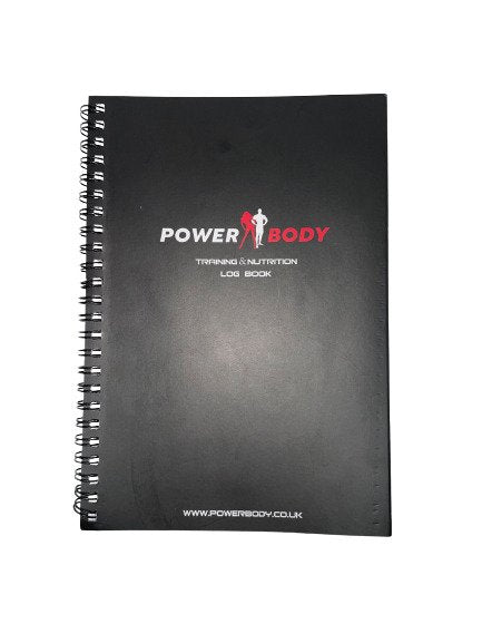 PowerBody Fitness & Nutrition Logbook - A5 - Fitness, Nutrition and Training Diary - Track Workouts and Record Progress