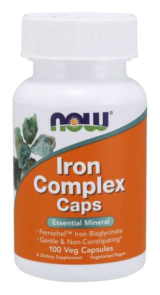 Iron Complex Caps by NOW Foods