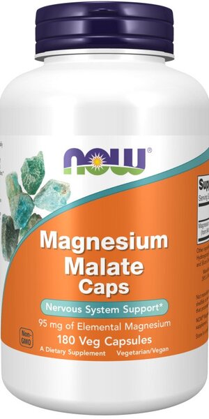 Magnesium Malate Caps by NOW Foods