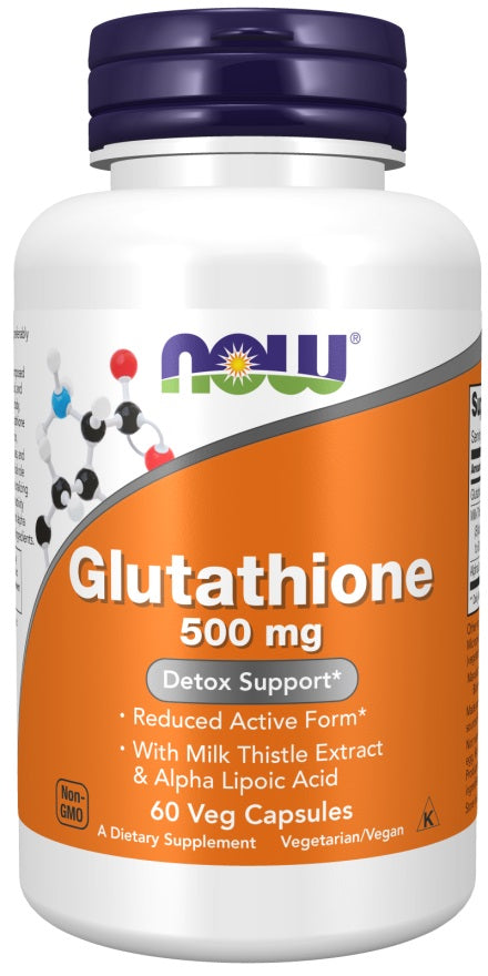 Glutathione with Milk Thistle Extract & Alpha Lipoic Acid by NOW Foods – product image 2