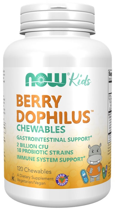 BerryDophilus Kids Chewables by NOW Foods