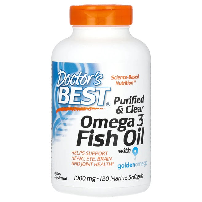 Purified & Clear Omega 3 Fish Oil by Doctor's Best