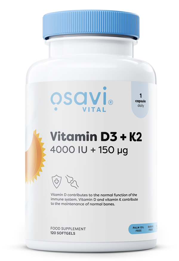 Vitamin D3 + K2 by Osavi – product image 4