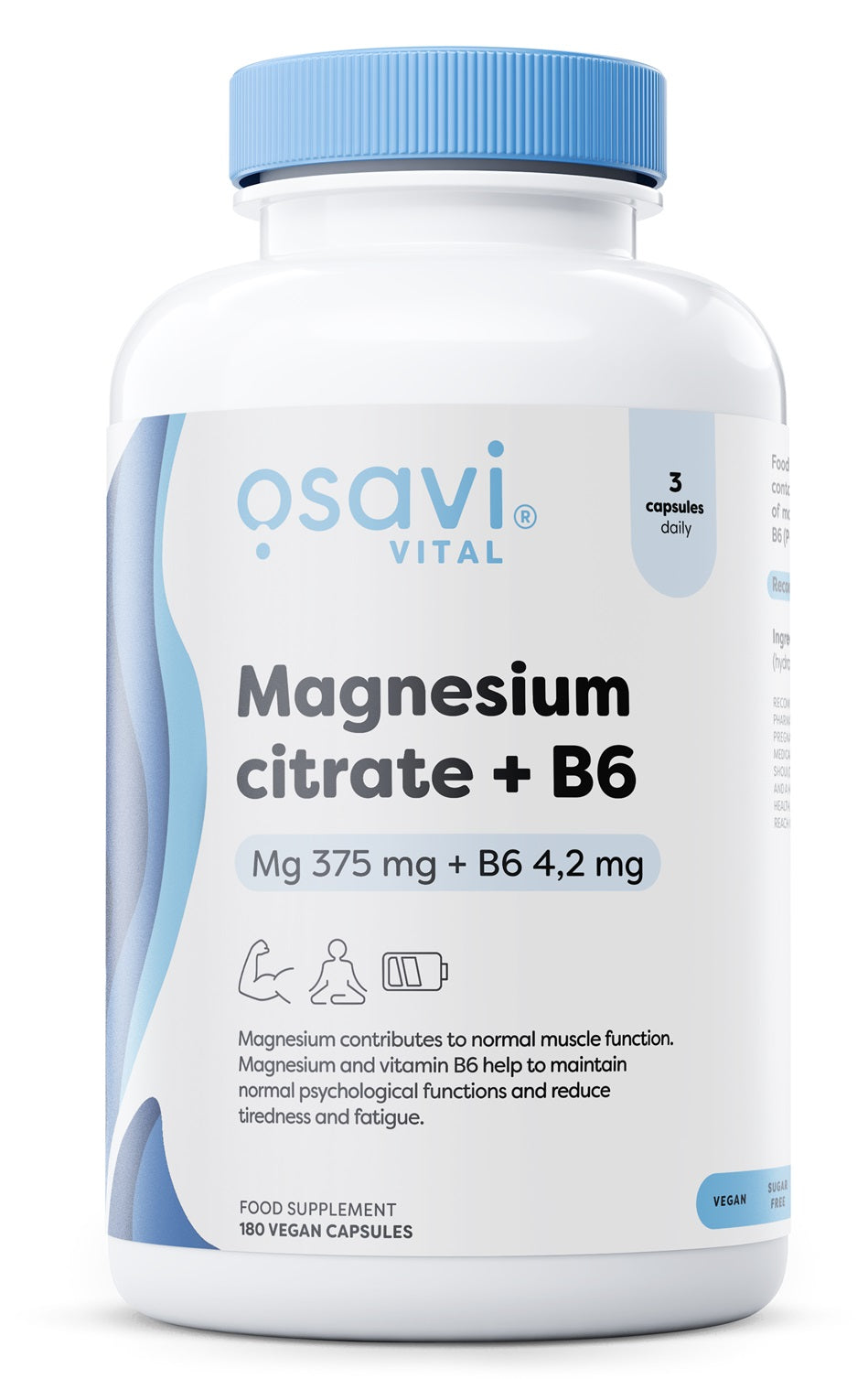 Magnesium Citrate + B6 by Osavi – product image 2