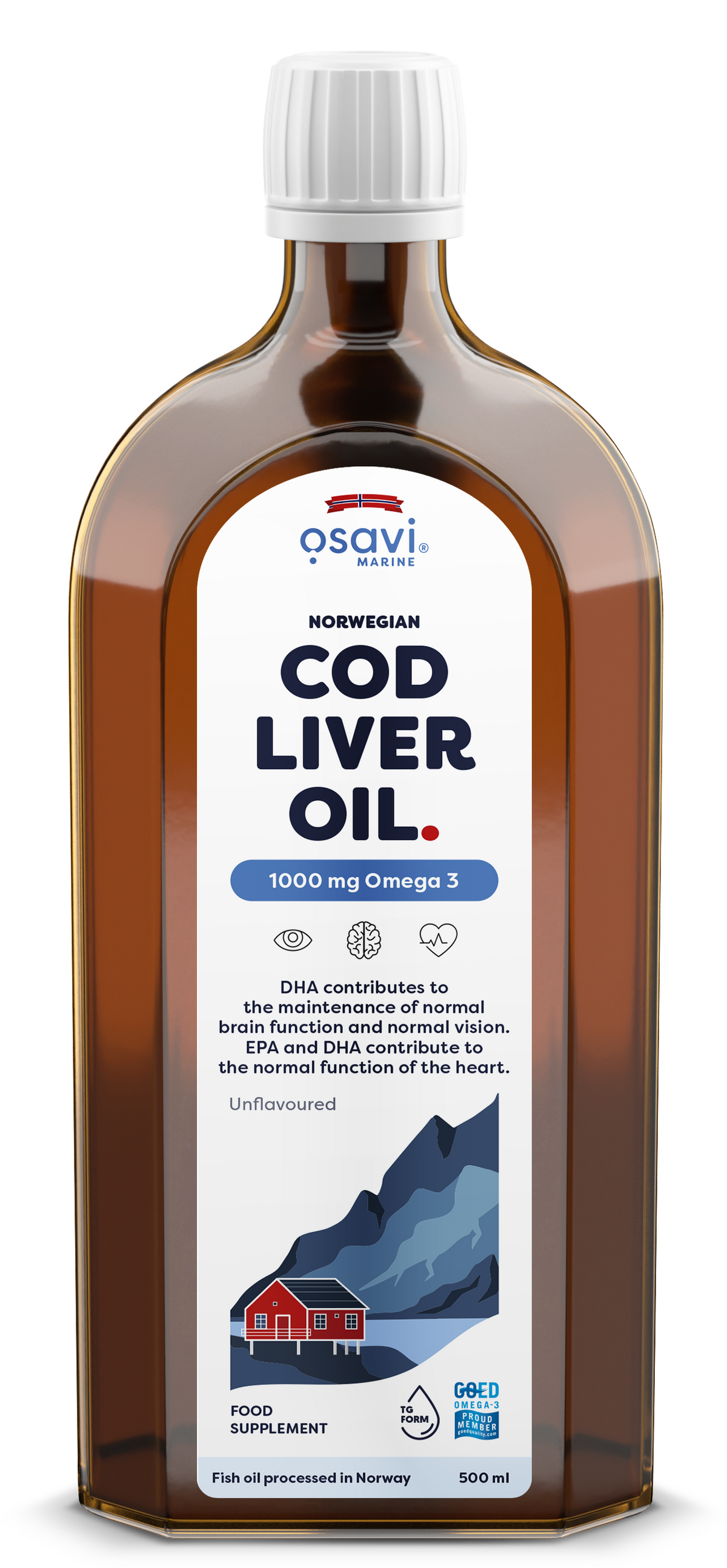 Norwegian Cod Liver Oil by Osavi – product image 8