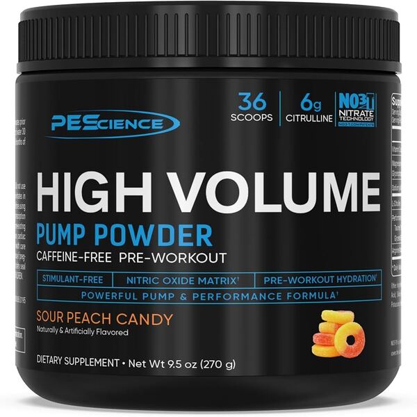 PEScience High Volume Sour Peach Candy 270 g