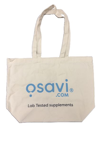 Osavi.com Cotton Bag, Lab Tested Supplements