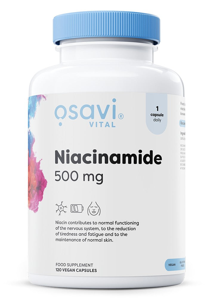Niacinamide 500 mg - 120 Vegan Capsules by Osavi