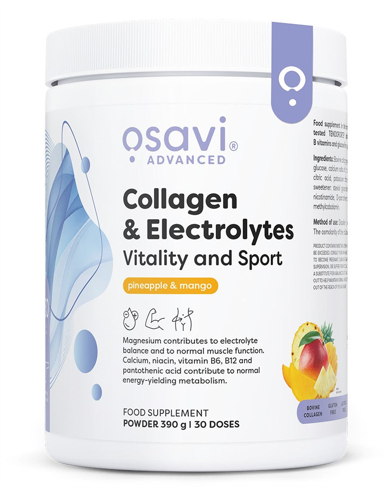 Osavi Collagen & Electrolytes Vitality and Sport Pineapple & Mango 390 g