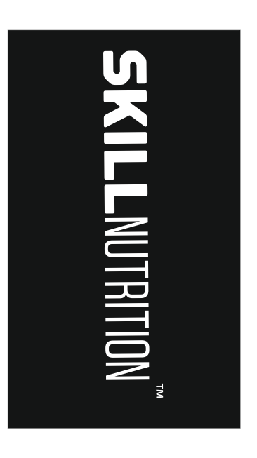 Skill Nutrition Towel, Black & White - 120 x 80cm - Marketing Only