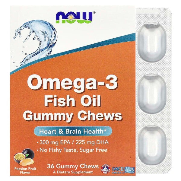Omega-3 Fish Oil Gummy Chews by NOW Foods
