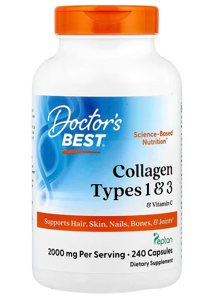 Collagen Types 1 and 3 with Vitamin C by Doctor's Best