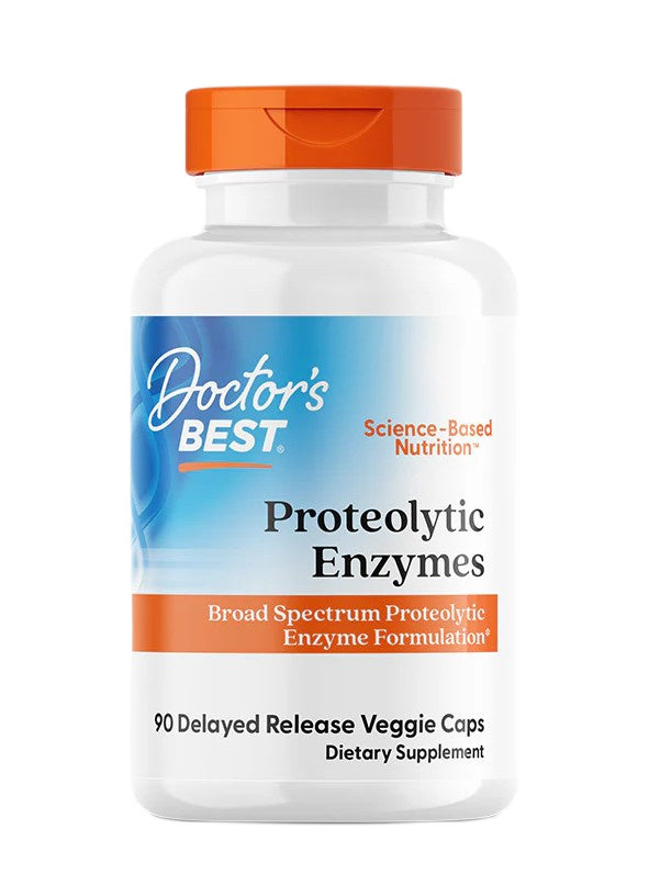 Proteolytic Enzymes - 90 vcaps by Doctor's Best