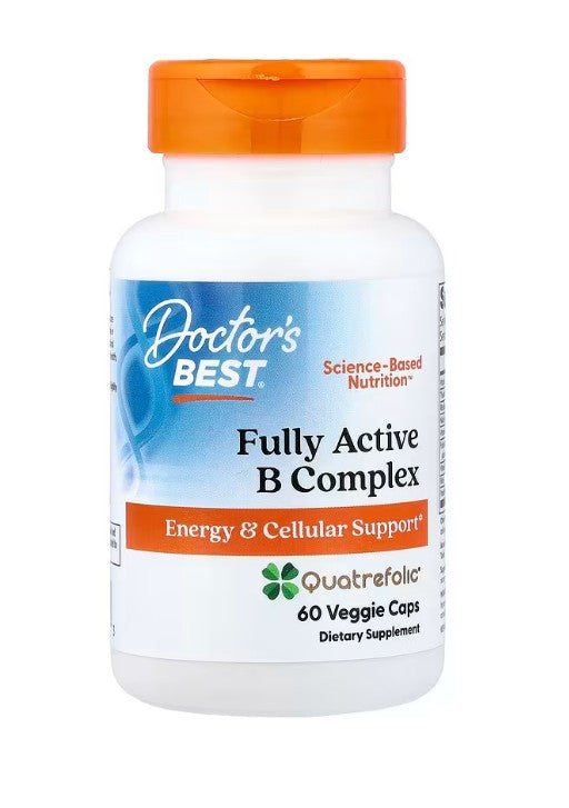 Fully Active B-Complex with Quatrefolic by Doctor's Best – product image 2