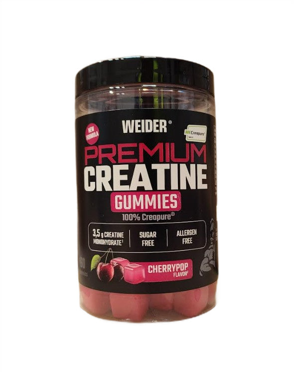 Premium Creatine Gummies, Cherrypop - 60 gummies