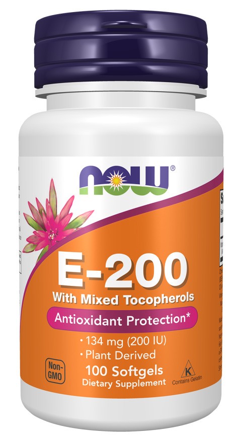Vitamin E-200 with Mixed Tocopherols