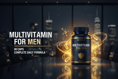 Multivitamin For Men 90 caps - Executive City Night Banner