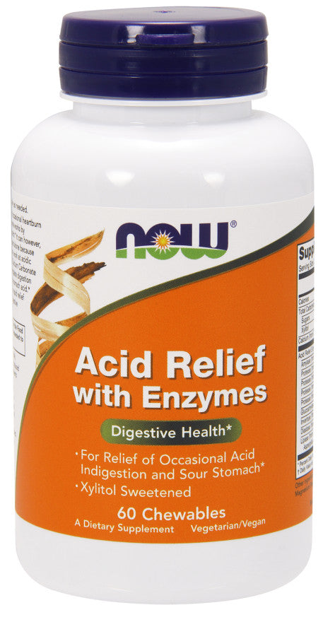 Acid Relief with Enzymes by NOW Foods