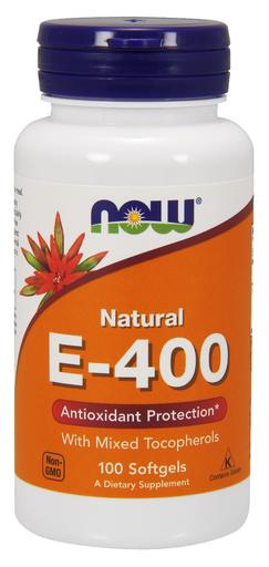 Vitamin E-400 - Natural (Mixed Tocopherols) by NOW Foods – product image 2