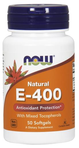 Vitamin E-400 - Natural (Mixed Tocopherols) by NOW Foods