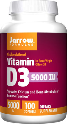 Vitamin D3 – 5000 IU / 100 softgels