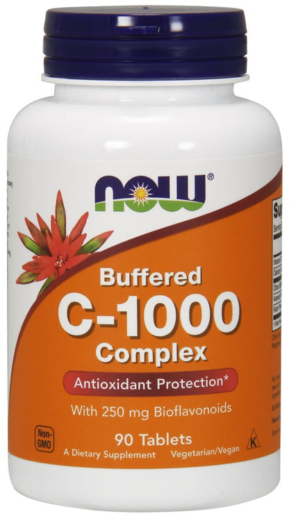 Vitamin C-1000 Complex - Buffered with 250mg Bioflavonoids by NOW Foods