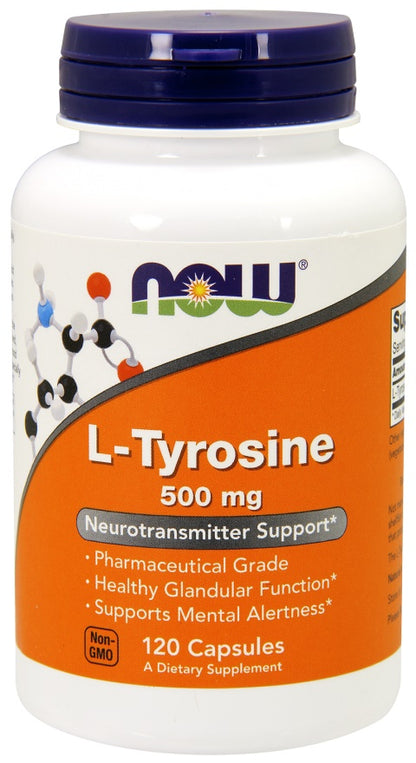 L-Tyrosine by NOW Foods – product image 3