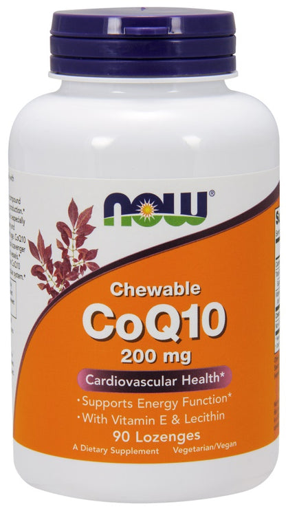 CoQ10 with Lecithin & Vitamin E by NOW Foods – product image 3