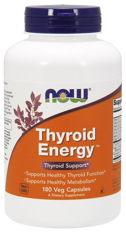 NOW Foods Thyroid Energy 180 vegetable capsules