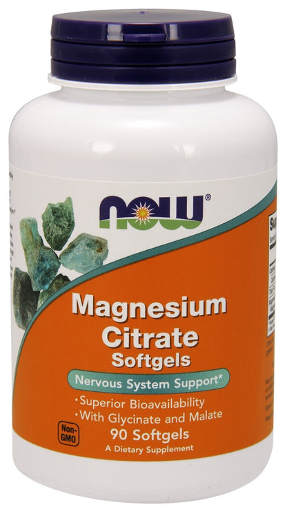 Magnesium Citrate Softgels by NOW Foods