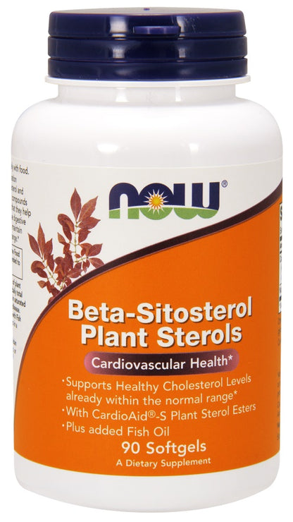 Beta-Sitosterol Plant Sterols by NOW Foods