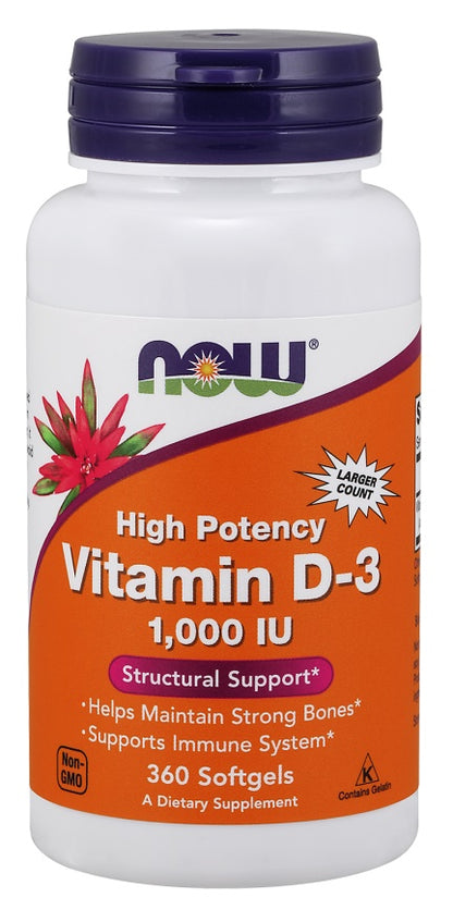 Vitamin D-3 by NOW Foods – product image 2
