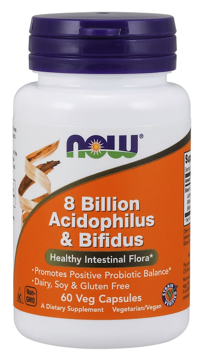 8 Billion Acidophilus & Bifidus by NOW Foods