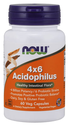 Acidophilus 4X6 by NOW Foods