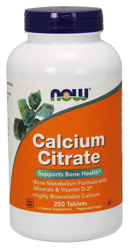Calcium Citrate with Minerals & Vitamin D-2 by NOW Foods – product image 2